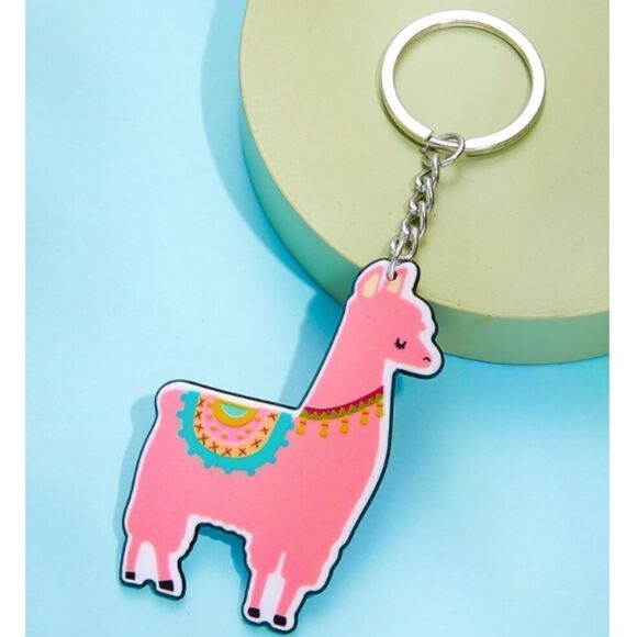 Alpaca 🦙 Pendant Keychain - Picture 1 of 3